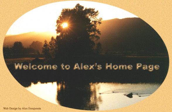 Welcome to Alex's Home Page